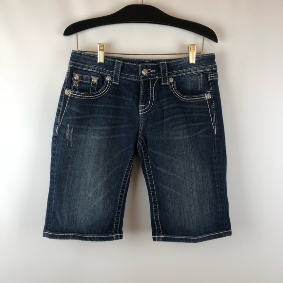 Miss Me blue bermudas - Picture 2 of 7